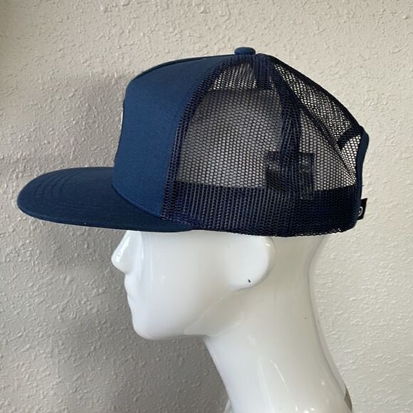 Support Your Local Forest Navy Blue Snap Back Cap EUC - Picture 3 of 7